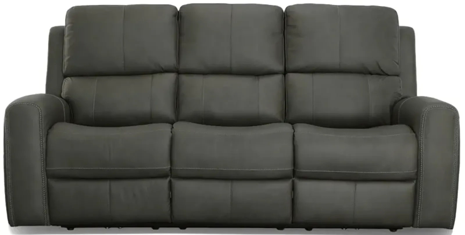 Linden Zero Gravity Power Headrest Reclining Sofa with Power Lumbar