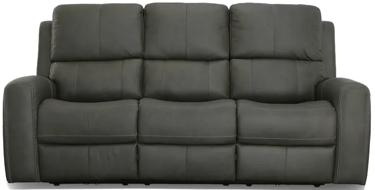 Linden Zero Gravity Power Headrest Reclining Sofa With Power Lumbar By ...