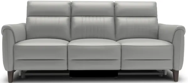 Florida Grey Power Headrest Reclining Sofa
