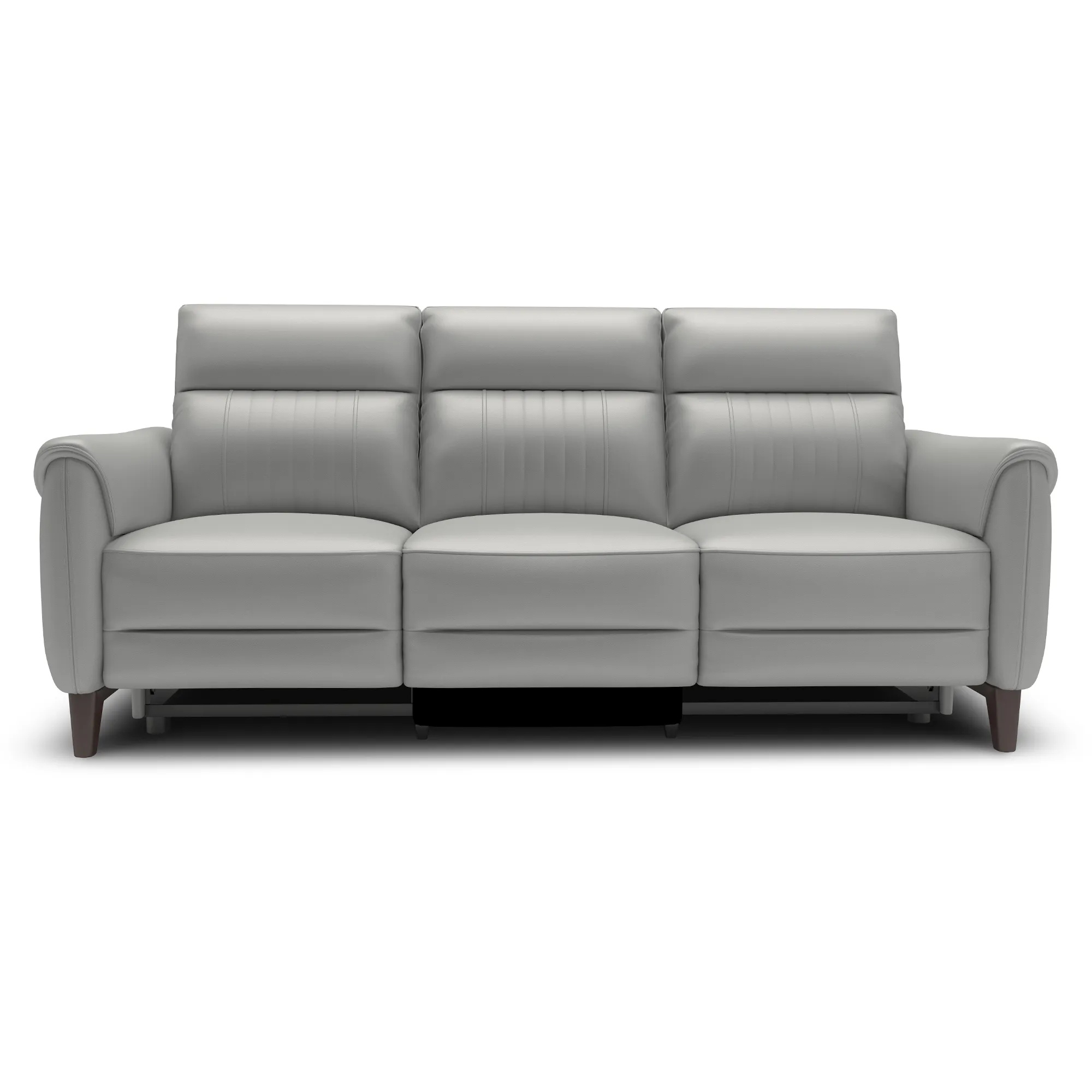 Florida Grey Power Headrest Reclining Sofa