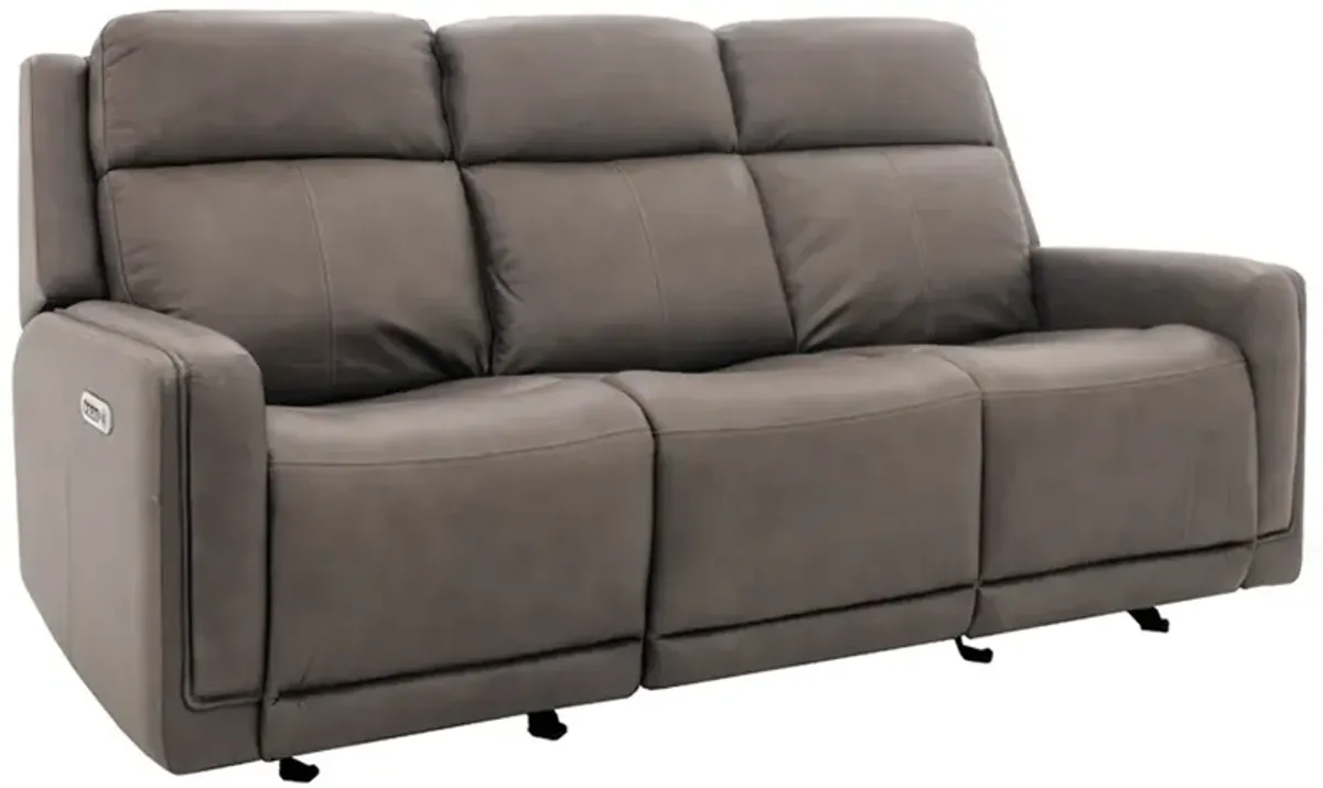 Alister Power Headrest Gliding Reclining Sofa with Power Lumbar