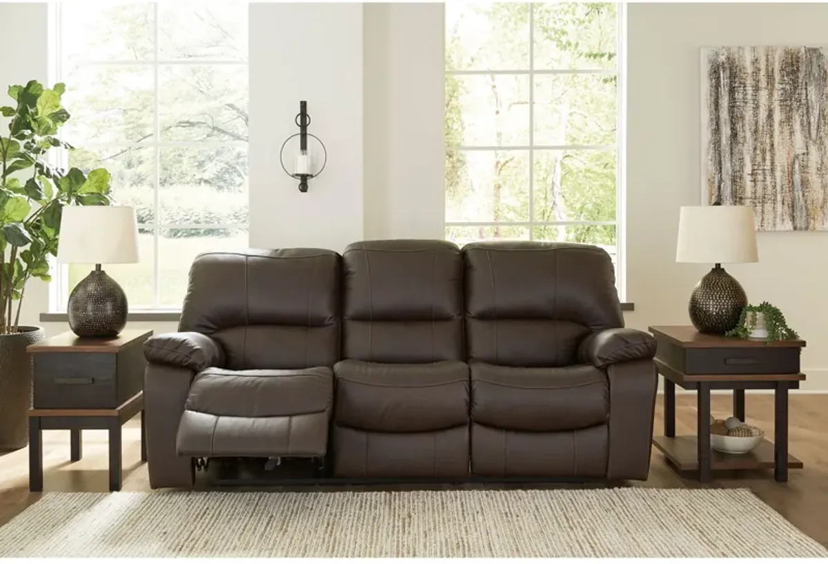 Leesworth Brown Power Reclining Sofa