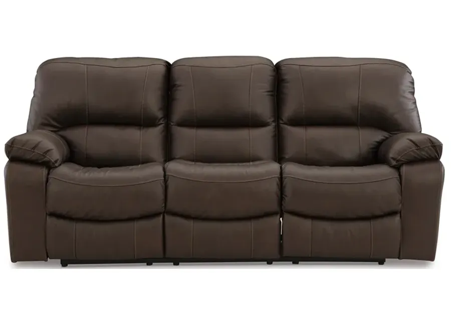 Leesworth Brown Power Reclining Sofa