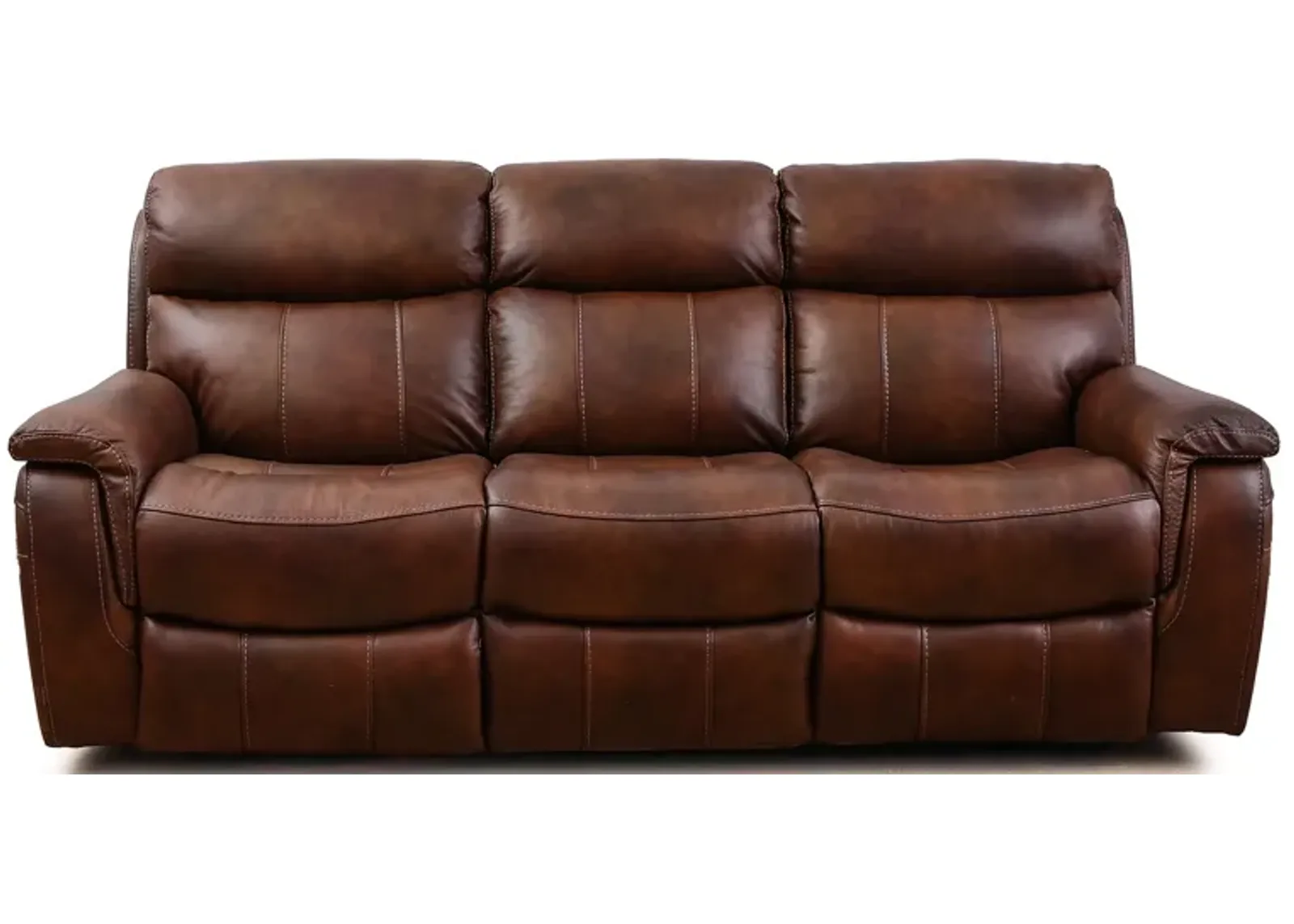 Brandon Light Brown Power Headrest Reclining Sofa