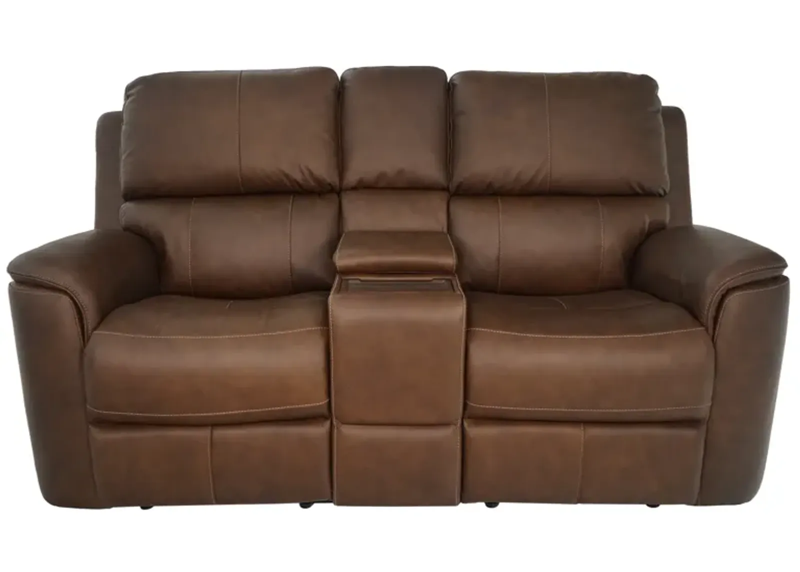 Henry Zero Gravity Power Headrest Reclining Console Loveseat with Power Lumbar