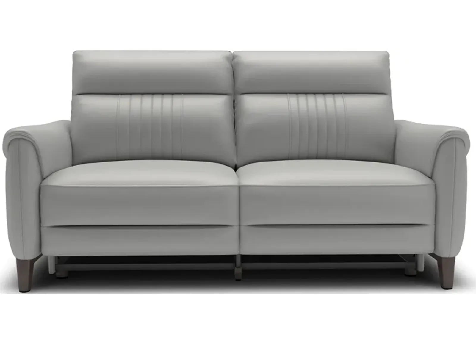 Florida Grey Power Headrest Reclining Loveseat