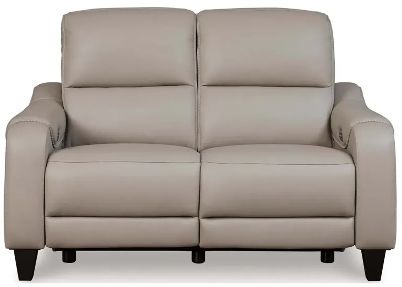 Mercomatic Gray Power Headrest Reclining Loveseat