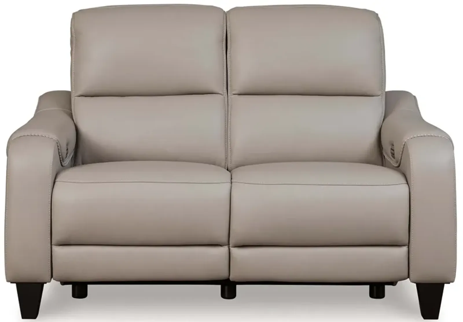 Mercomatic Gray Power Headrest Reclining Loveseat