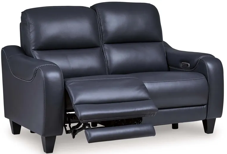 Mercomatic Ocean Power Headrest Reclining Loveseat