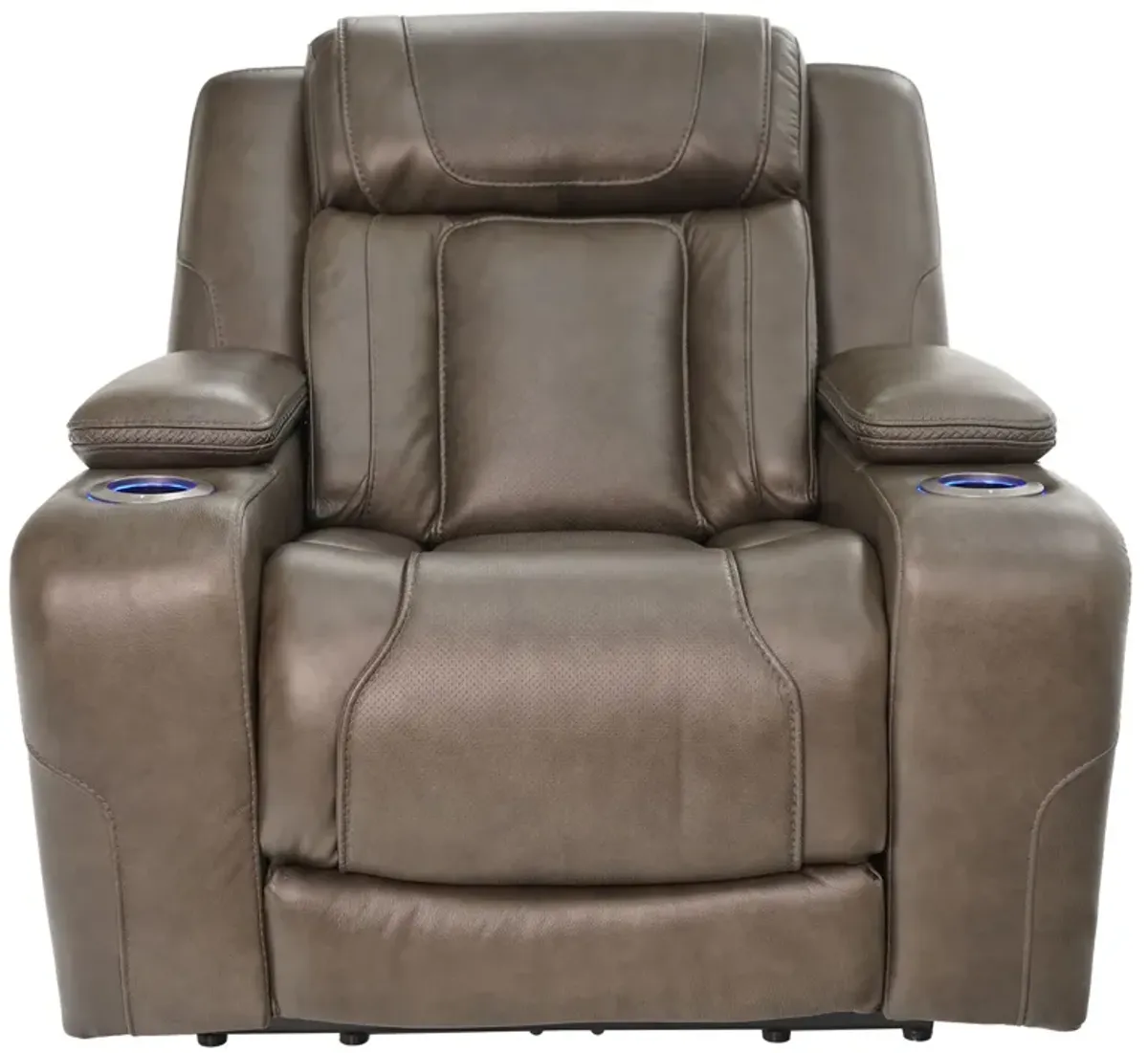 Boston Charcoal Zero Gravity Power Headrest Recliner