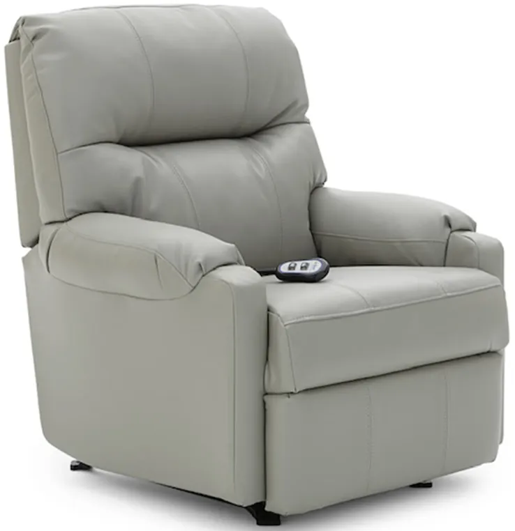 JoJo Light Gray Power Lift Recliner