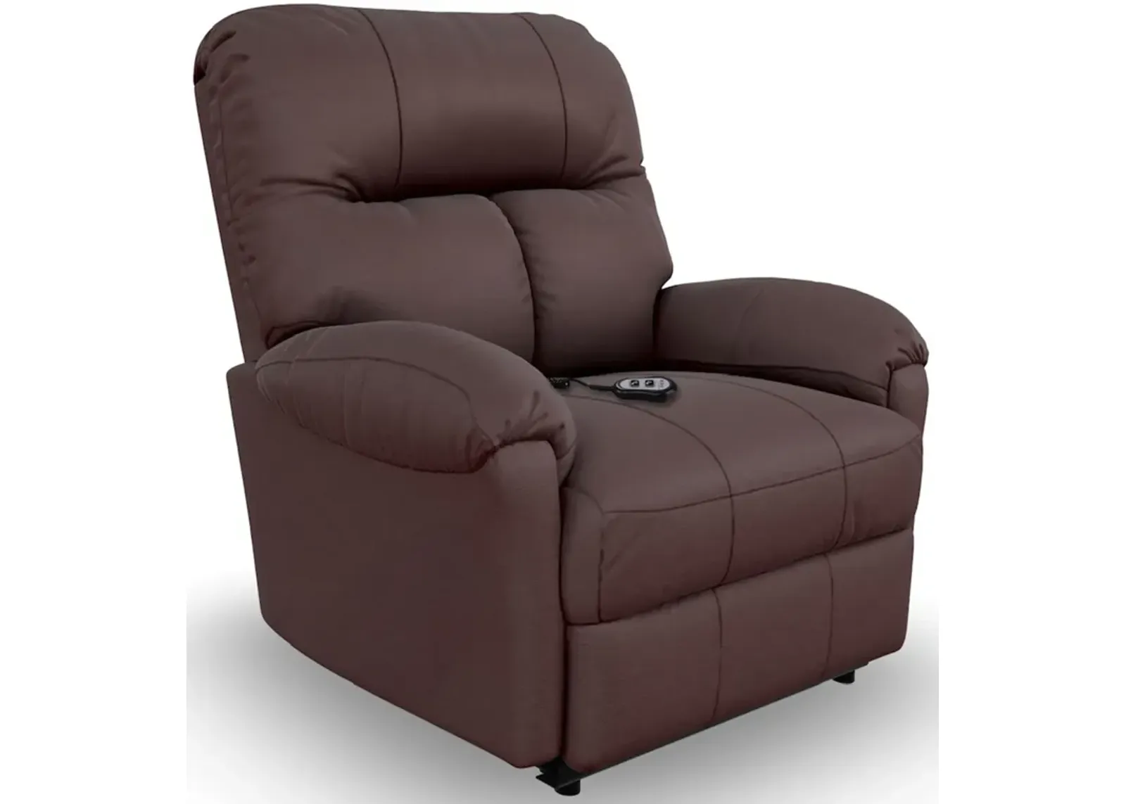 Picot Burgundy Power Wall Recliner