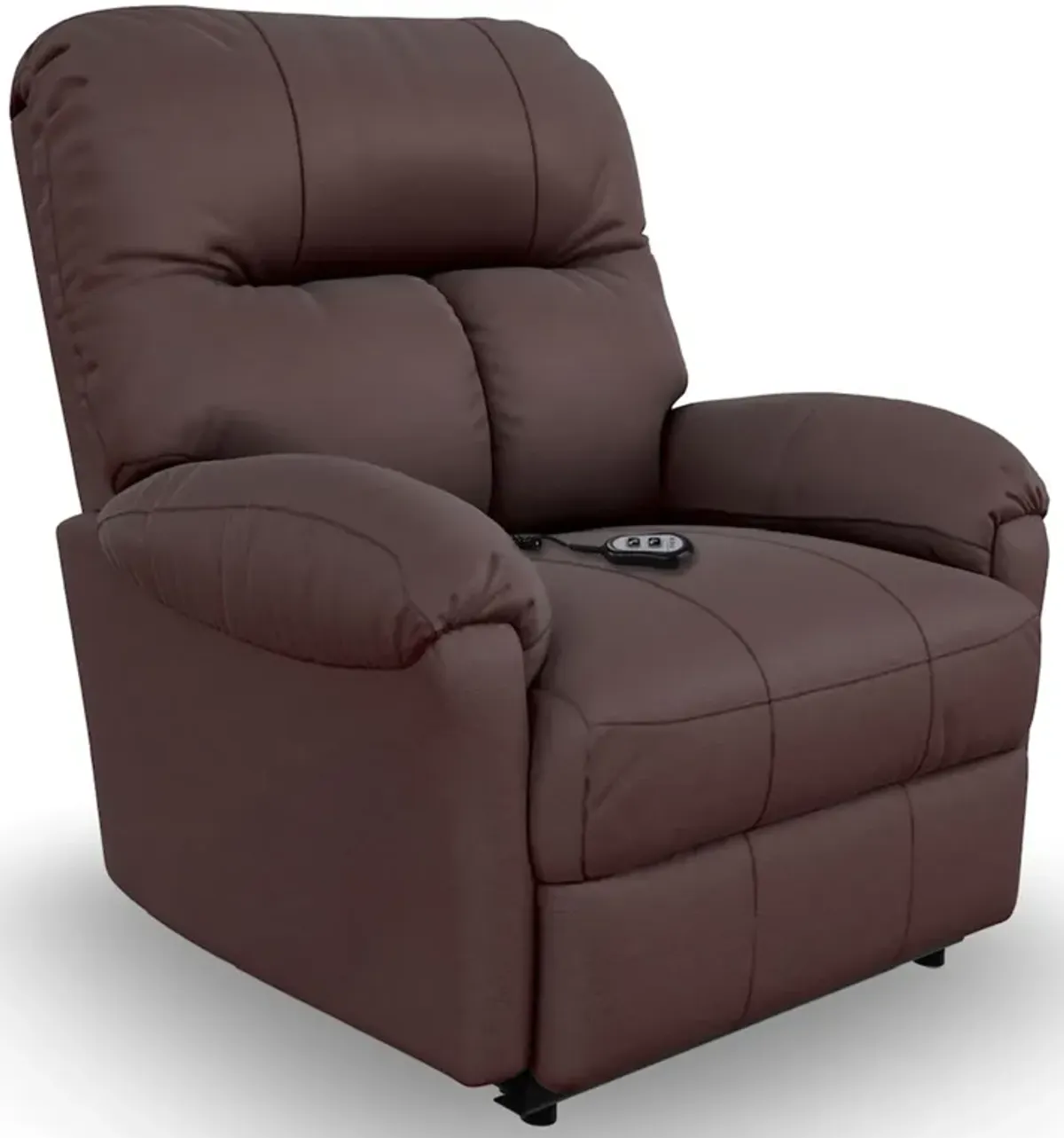 Picot Burgundy Power Wall Recliner