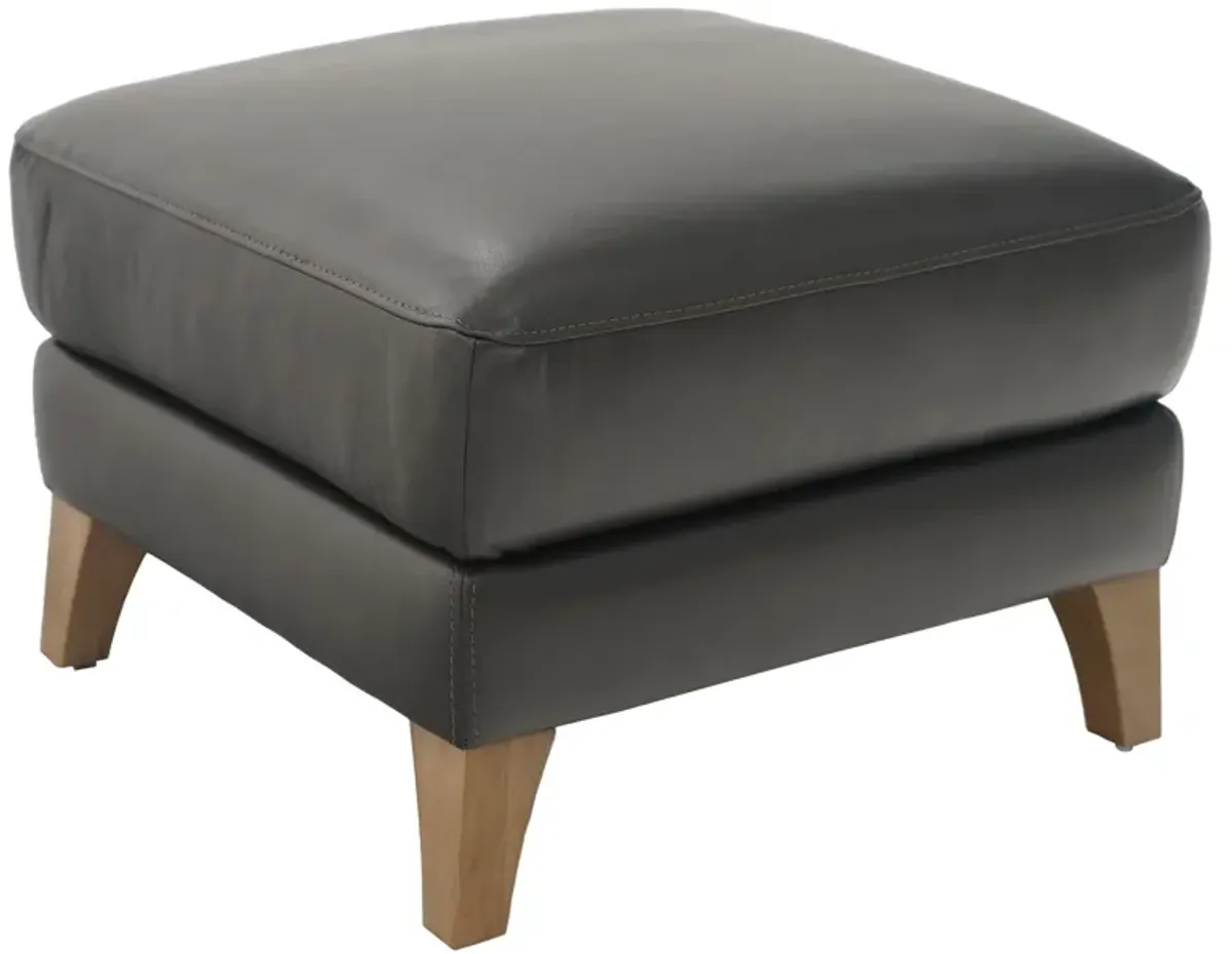 Classico Pewter Ottoman