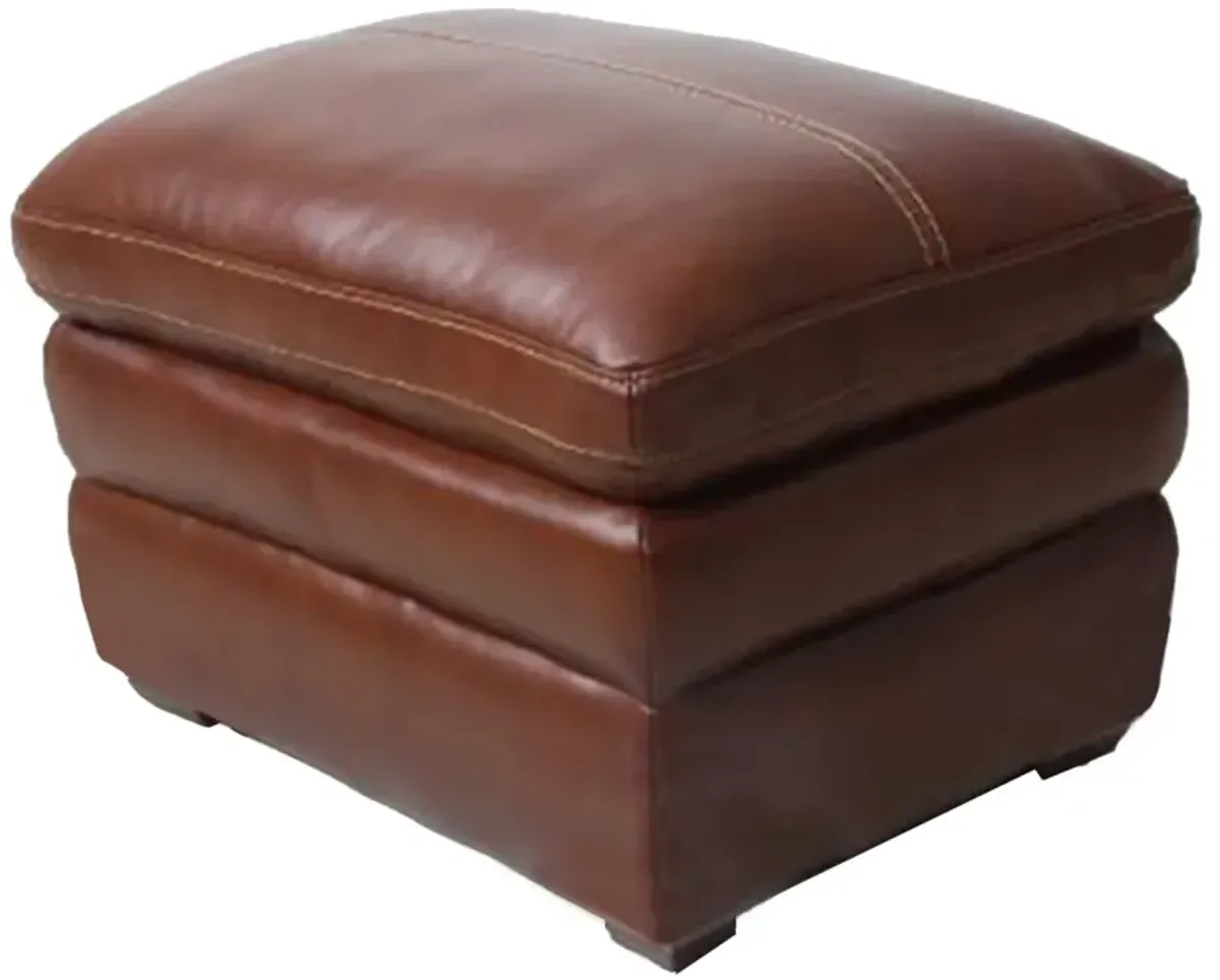 Berlin Chestnut Ottoman