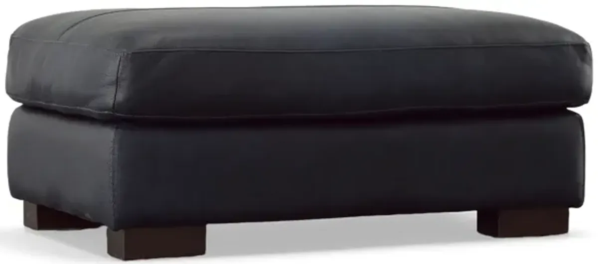 Admiral Blue Ottoman