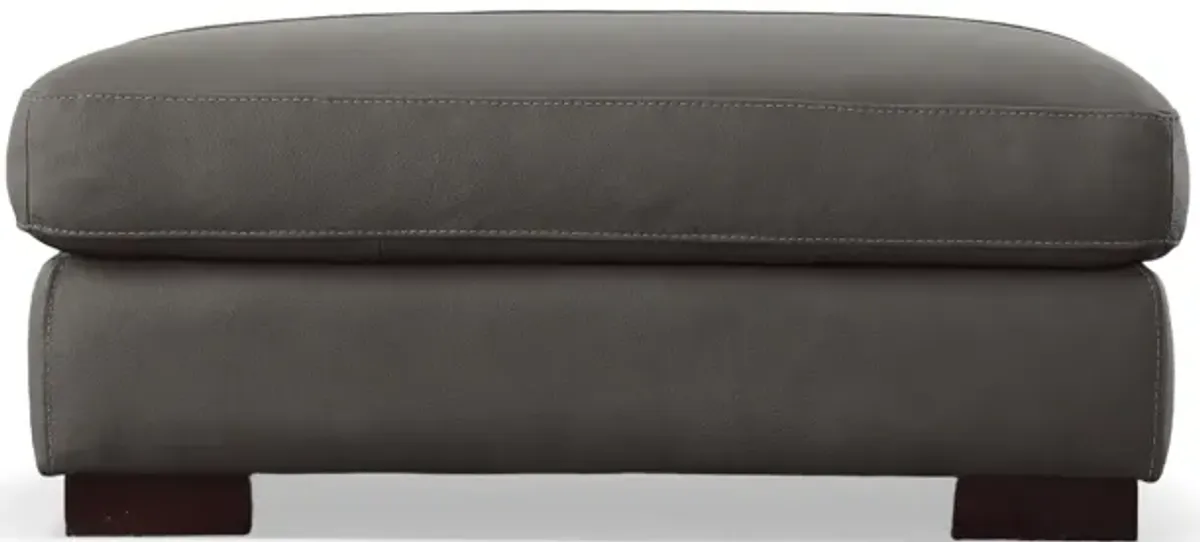 Caruso Fog Grey Ottoman