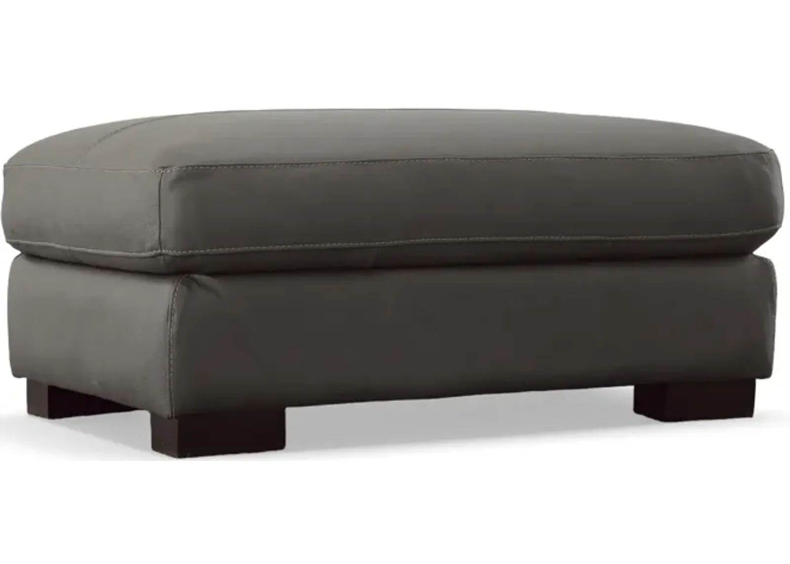 Caruso Fog Grey Ottoman