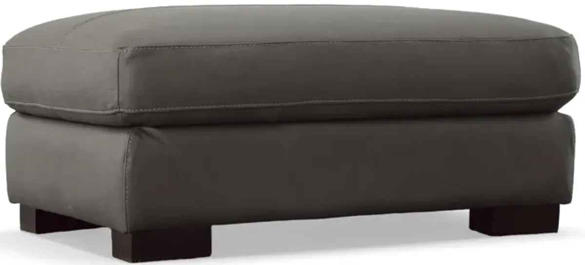 Caruso Fog Grey Ottoman