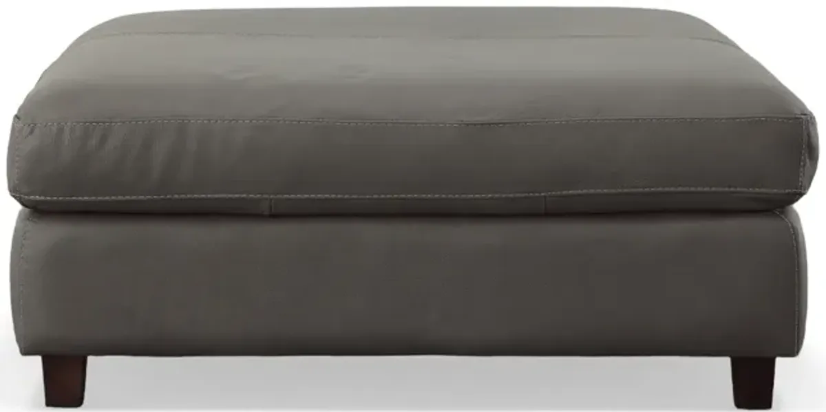 Caruso Fog Grey Ottoman