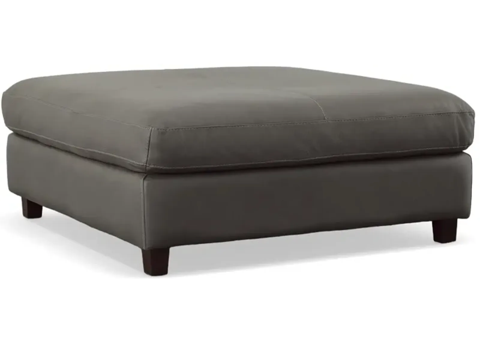 Caruso Fog Grey Ottoman