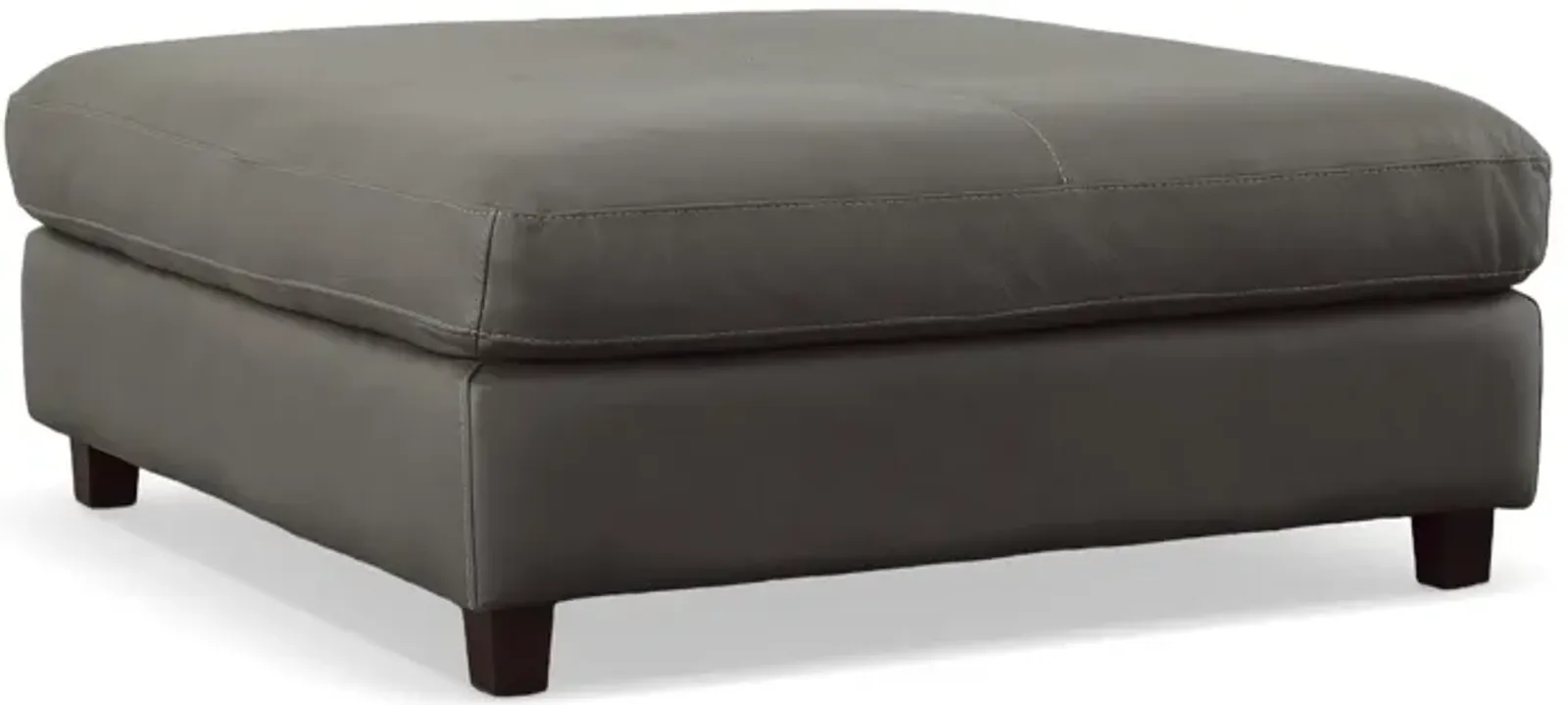 Caruso Fog Grey Ottoman