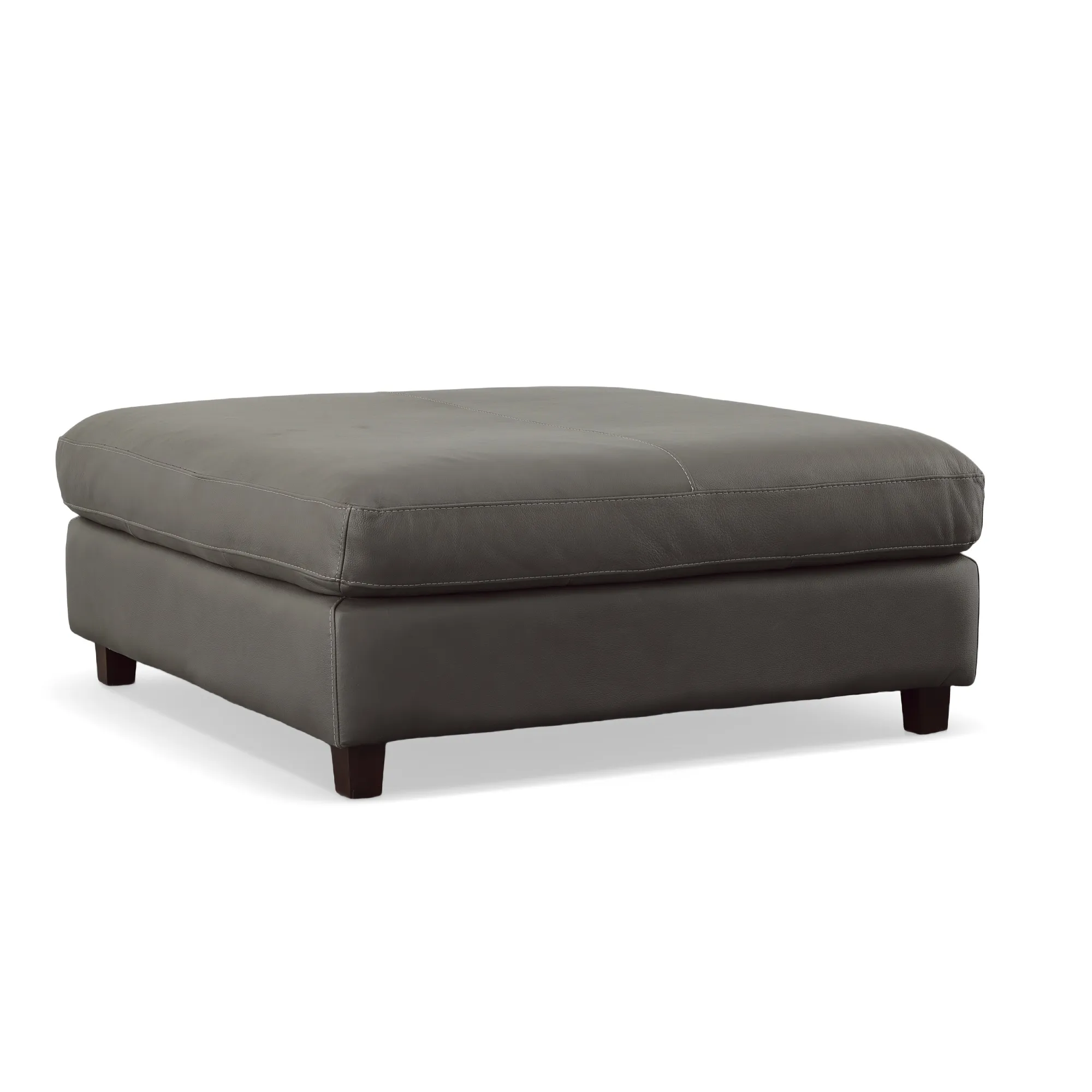 Caruso Fog Grey Ottoman