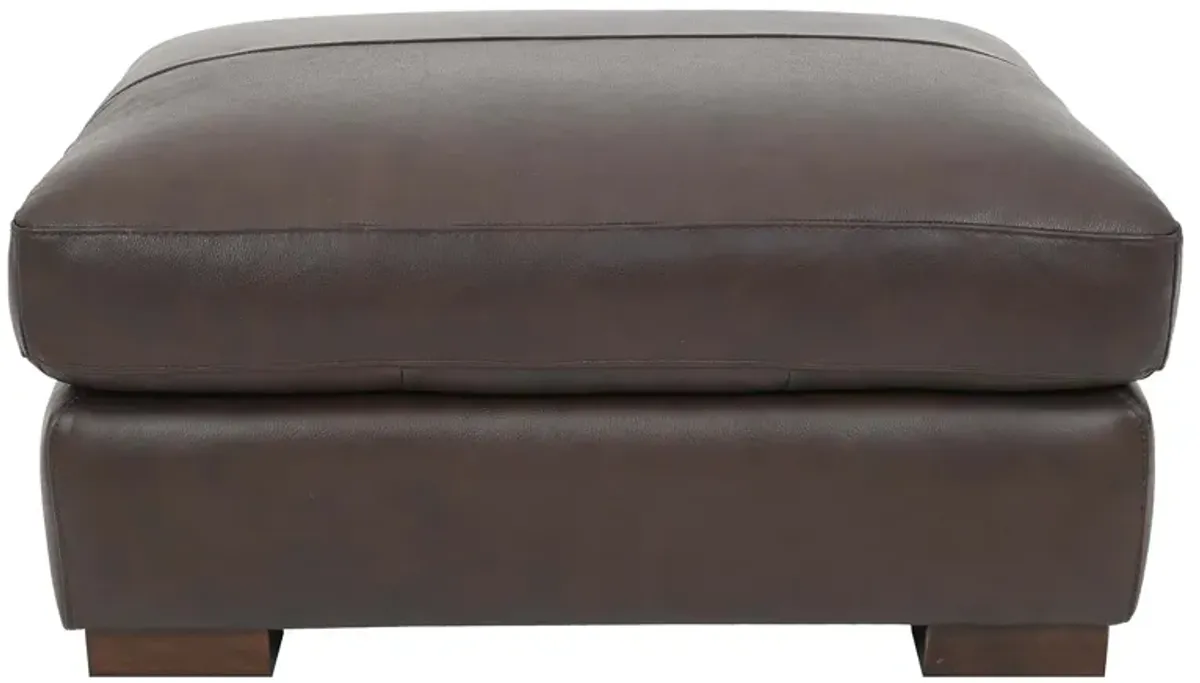 Caruso Brown Ottoman