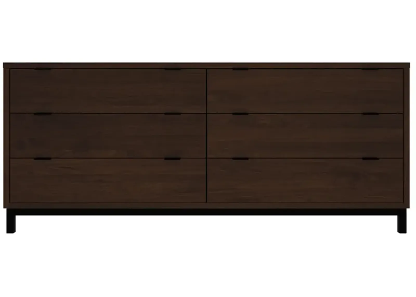 Solace Wild Walnut/Black Dresser