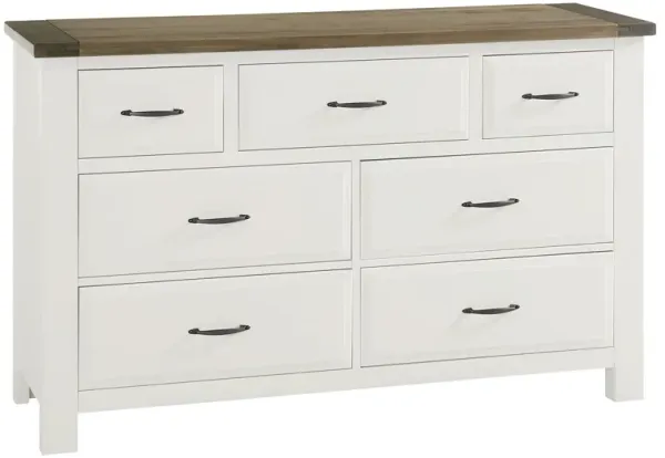 Maple Road White/Natural Dresser