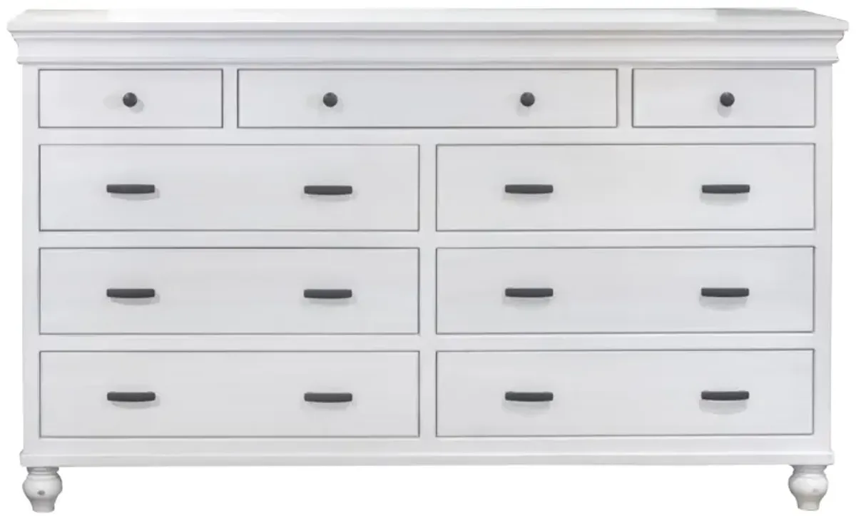 Cottage Pearl White Dresser