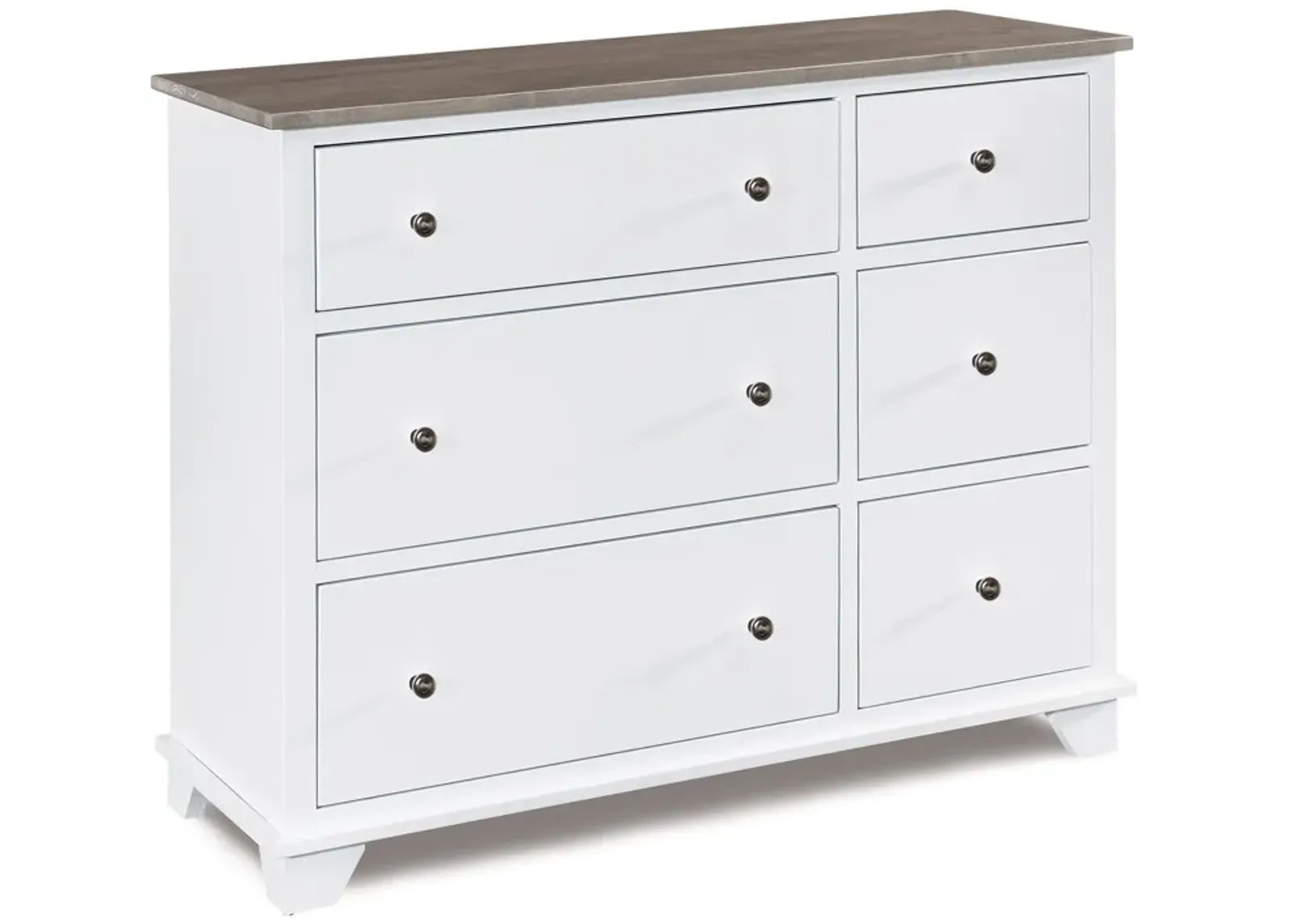 Portland Two-Tone Youth Combo Dresser