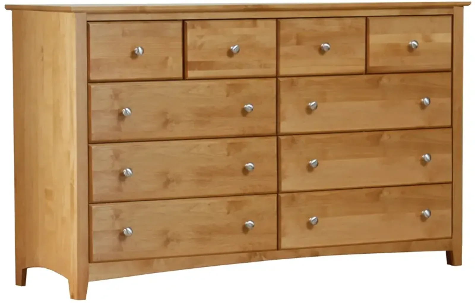 Shaker Alder Honey Drawer Dresser