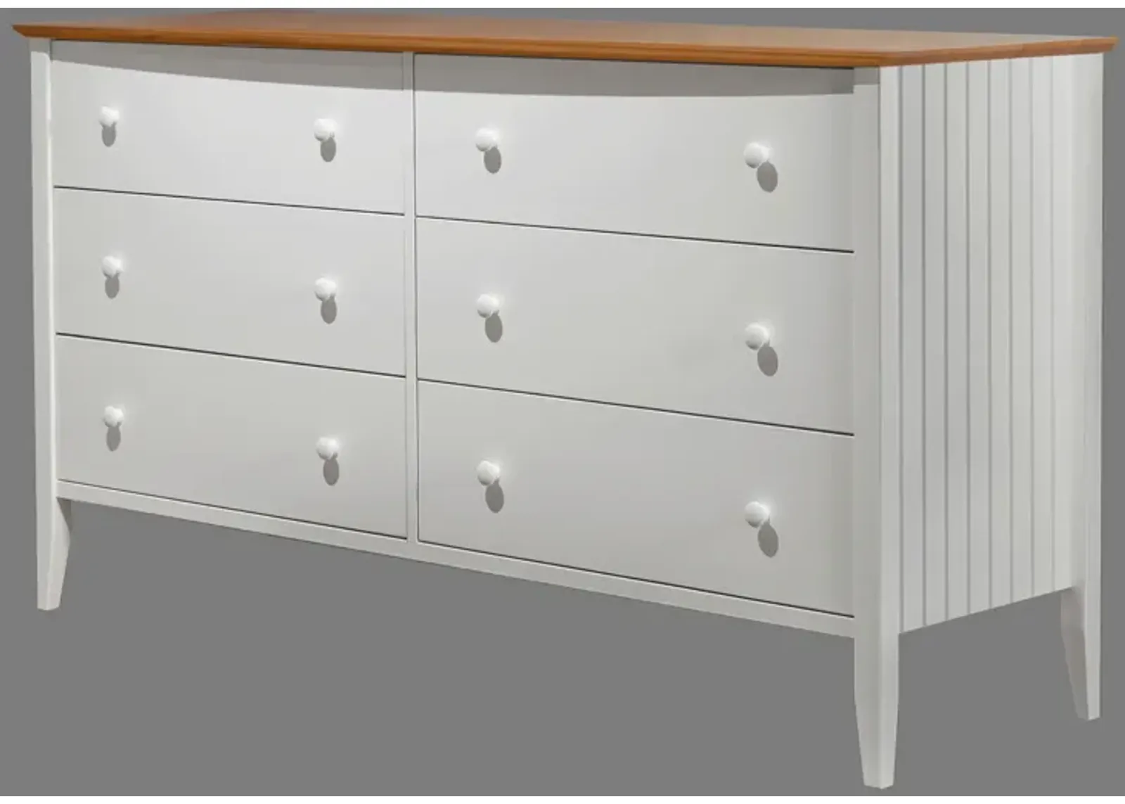 Coastal 6 Drawer Dresser