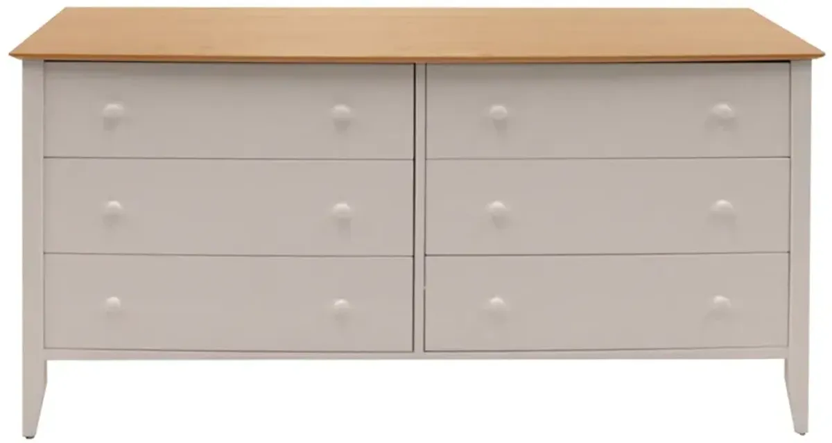 Coastal 6 Drawer Dresser