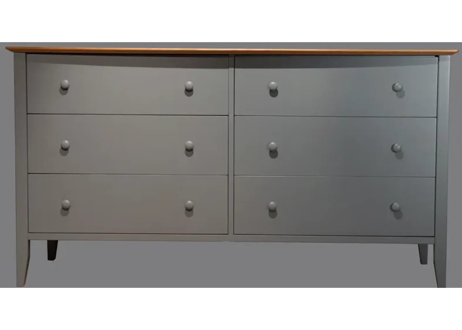 Coastal Grey 6 Drawer Dresser