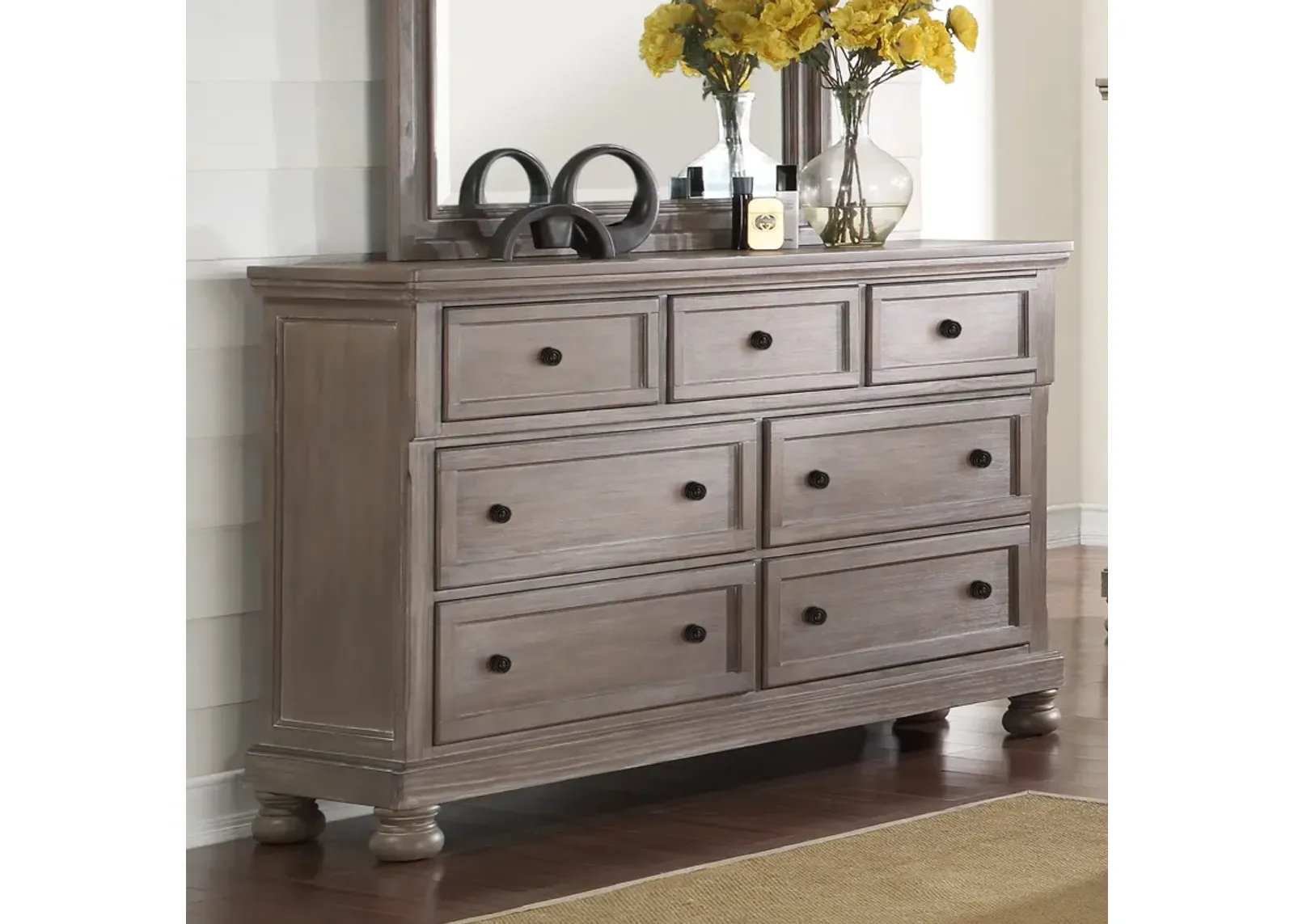 Allegra Pewter Dresser