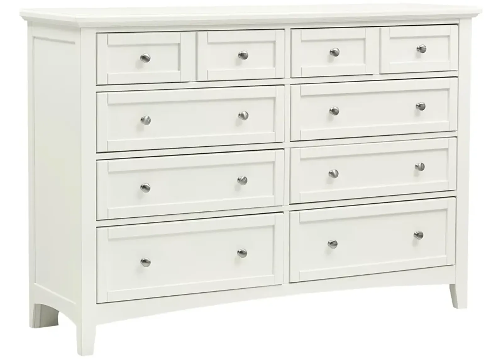 Bonanza White Triple Dresser