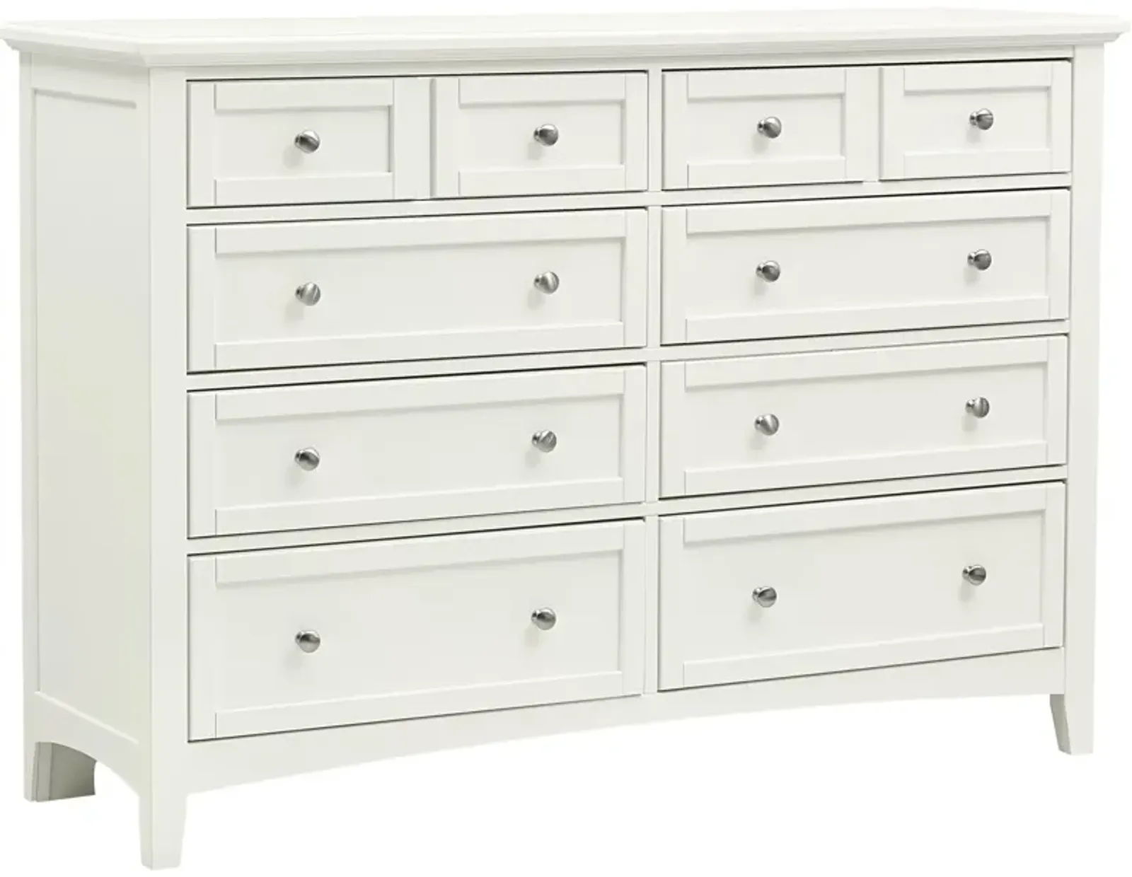 Bonanza White Triple Dresser