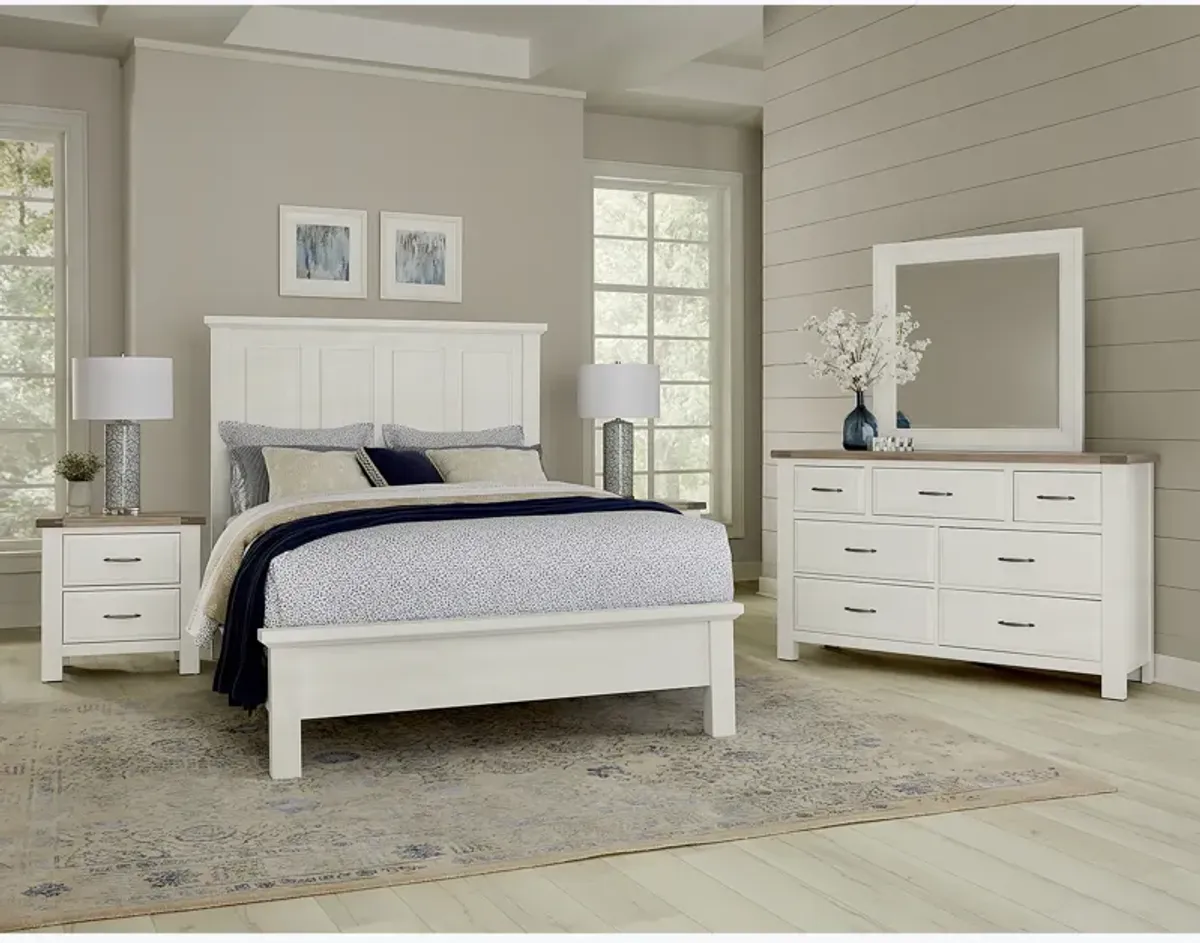 Maple Road White/Natural Mirror