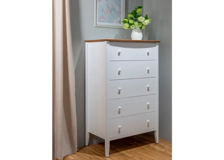 Coastal 5 Drawer Chest