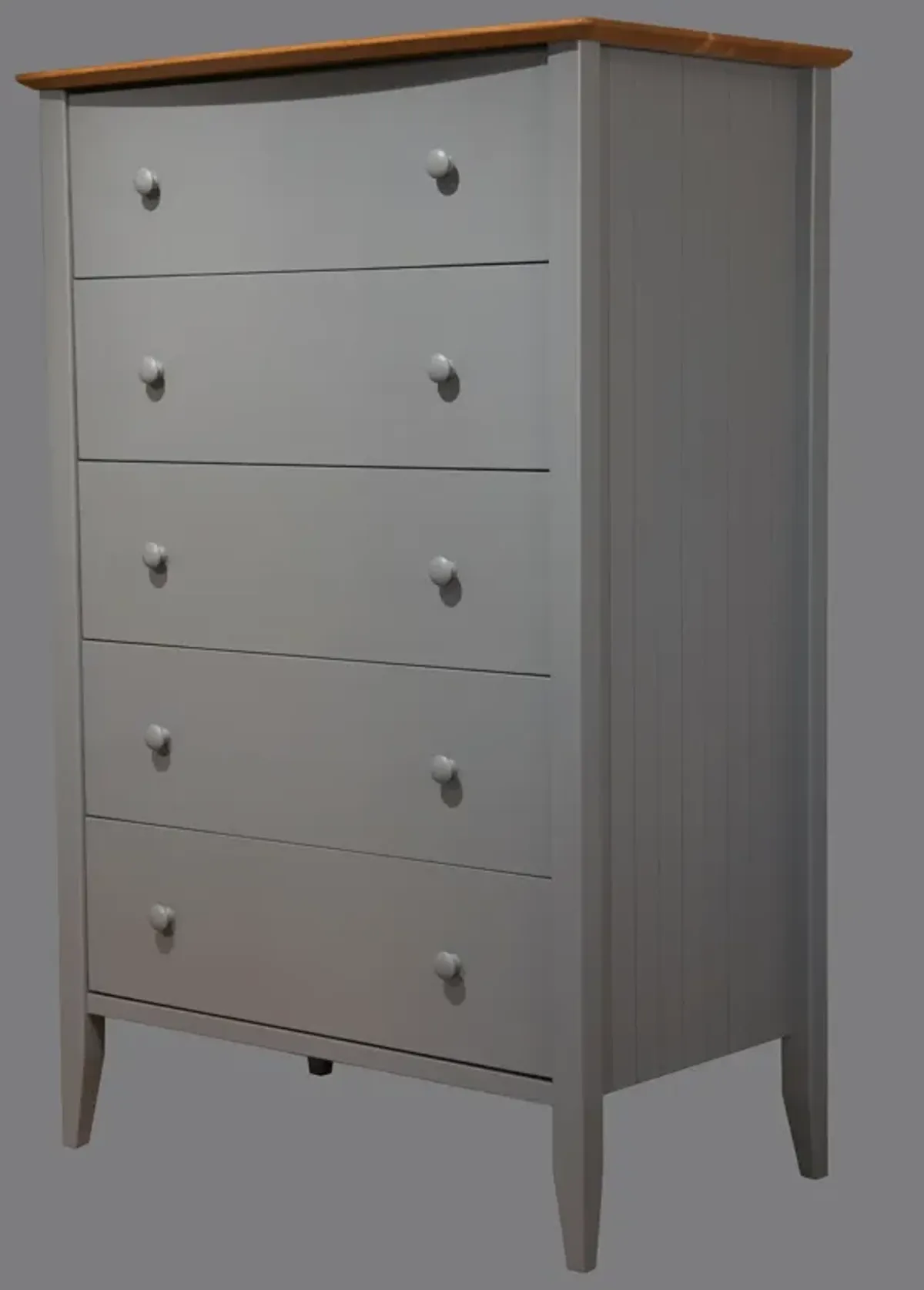 Coastal Grey 5 Drawer Chest