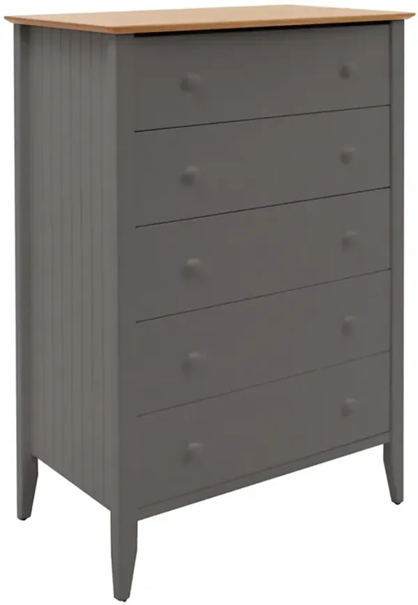 Coastal Grey 5 Drawer Chest