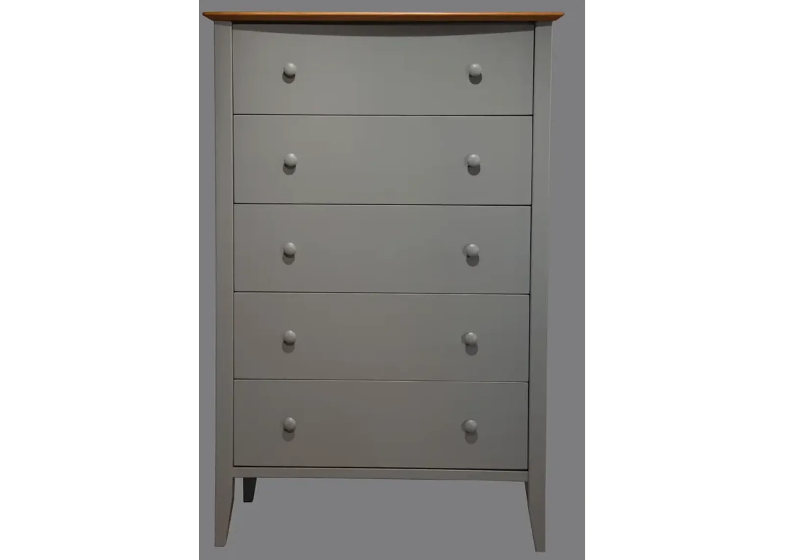 Coastal Grey 5 Drawer Chest