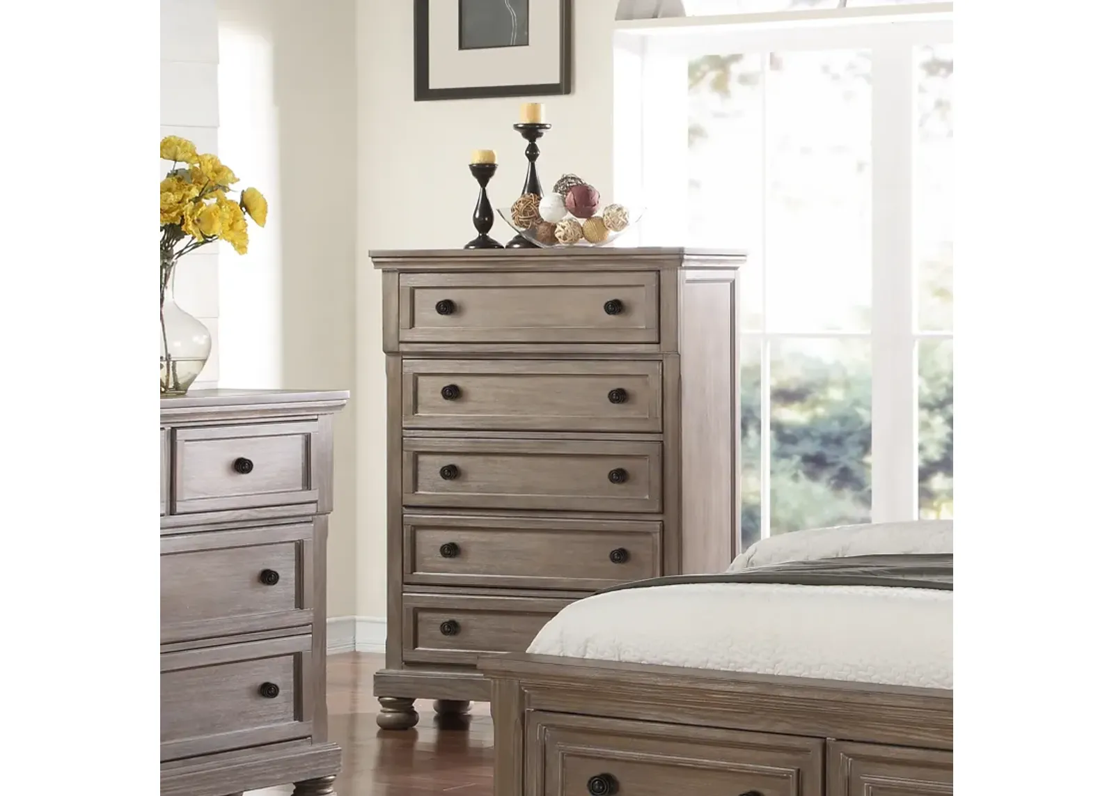 Allegra Pewter Chest