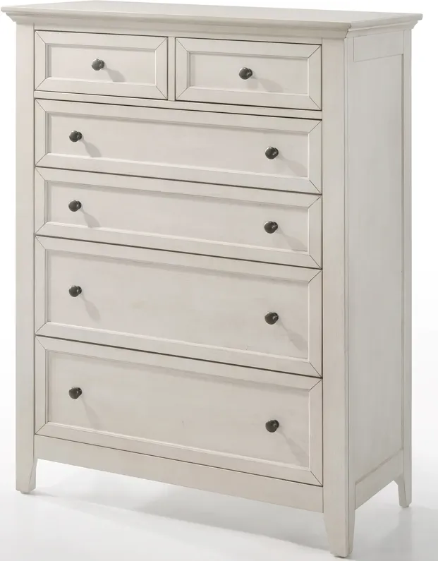 San Mateo White Chest