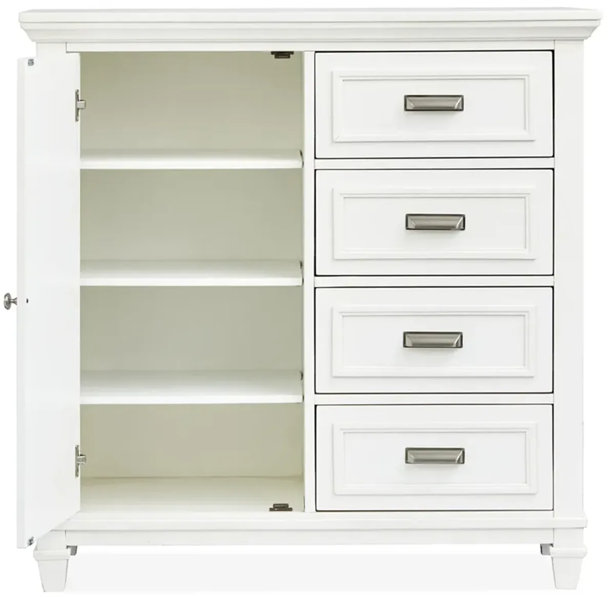 Charleston White Door Chest