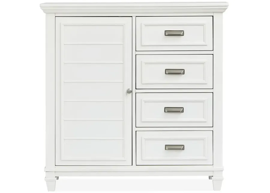 Charleston White Door Chest