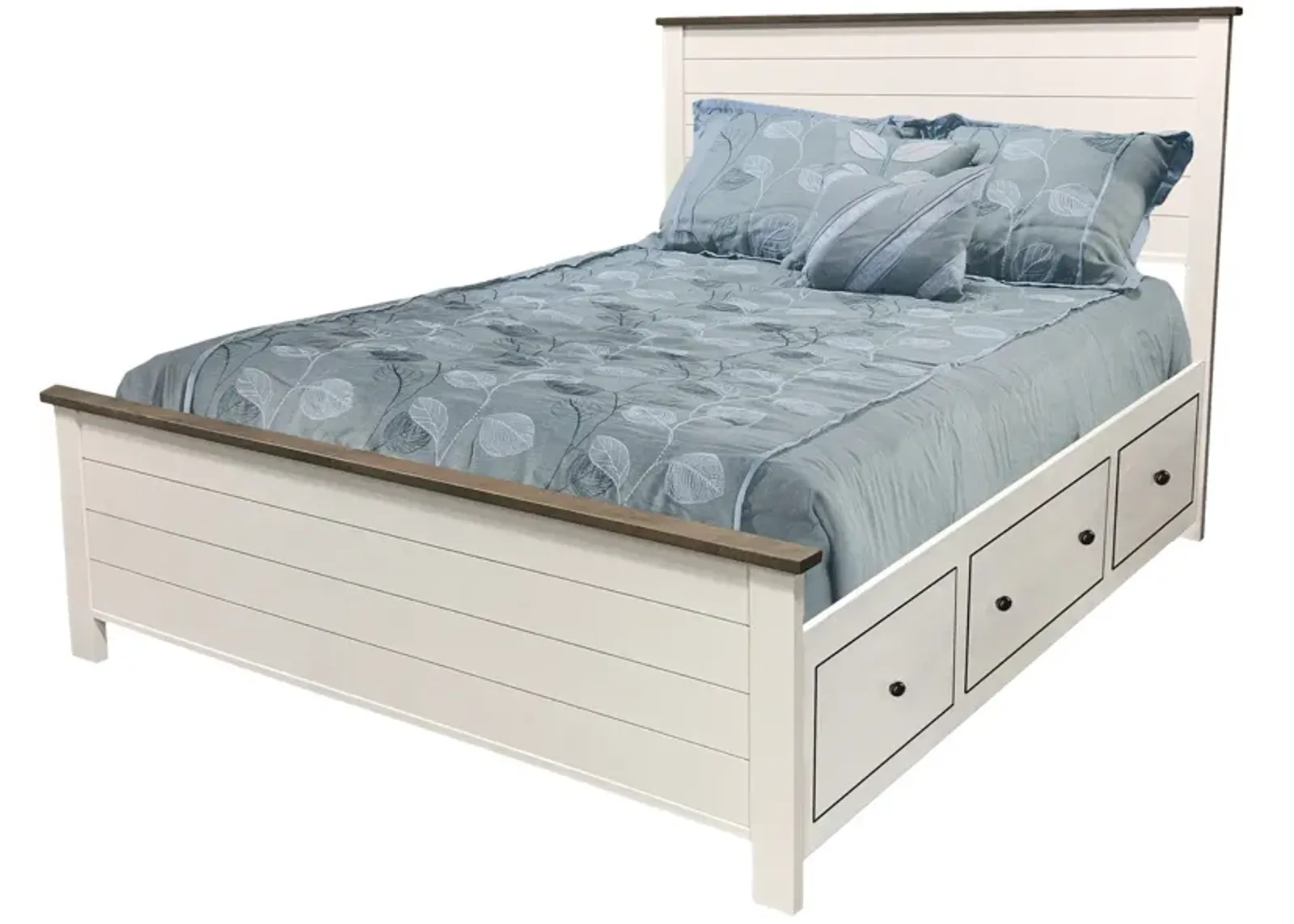 Portland Two-Tone Storage Bed