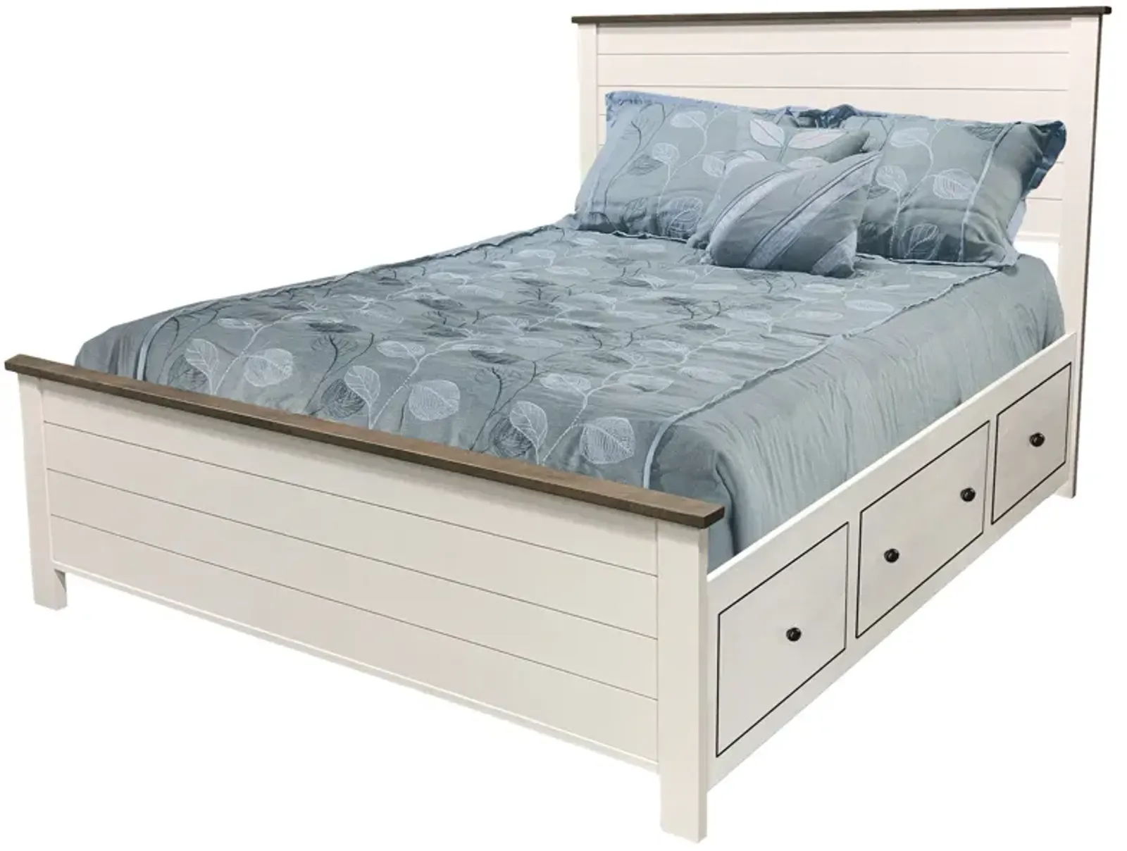 Portland Two-Tone Storage Bed